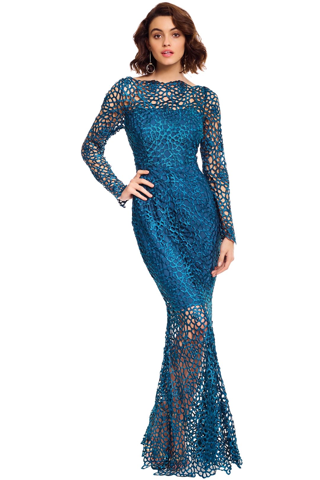 Grace and Hart - Scandal Gown - Teal - Front