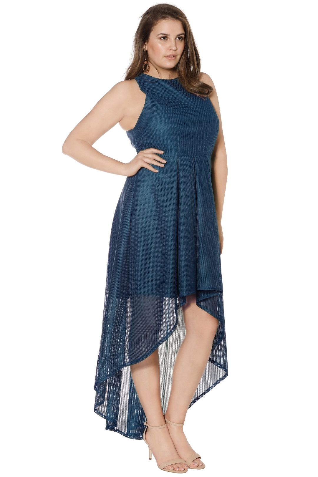 Grace and Hart - Stand Alone Midi - Teal - Side