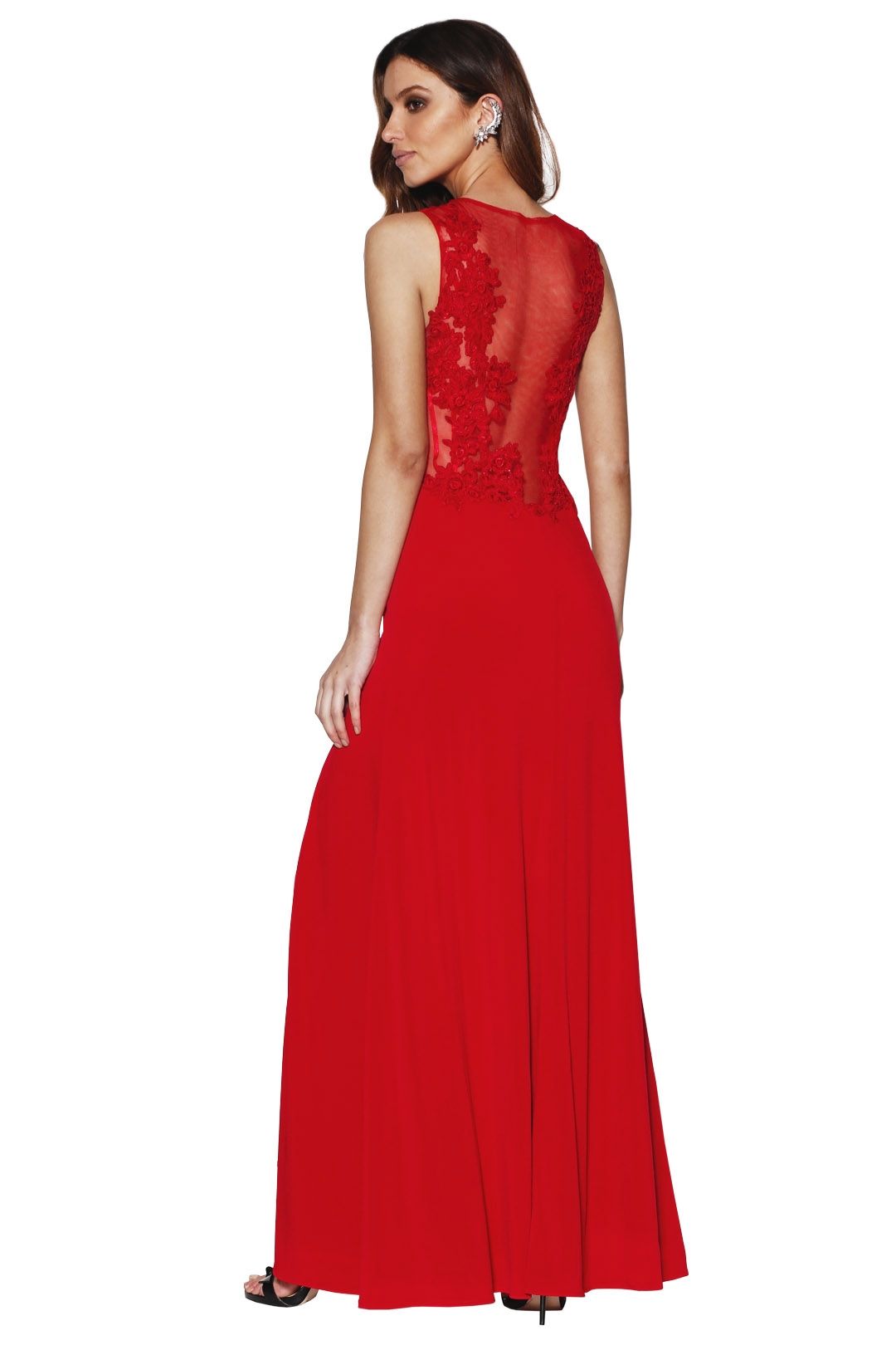 Grace and Hart - Starlet Gown - Red - Back