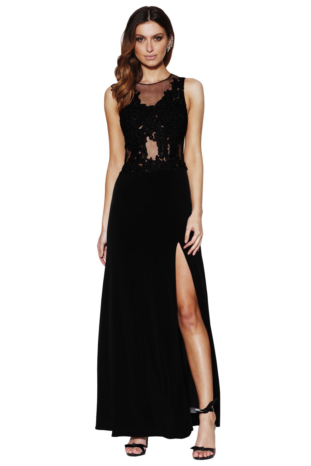 Grace and Hart - Starlet Gown Black - Front