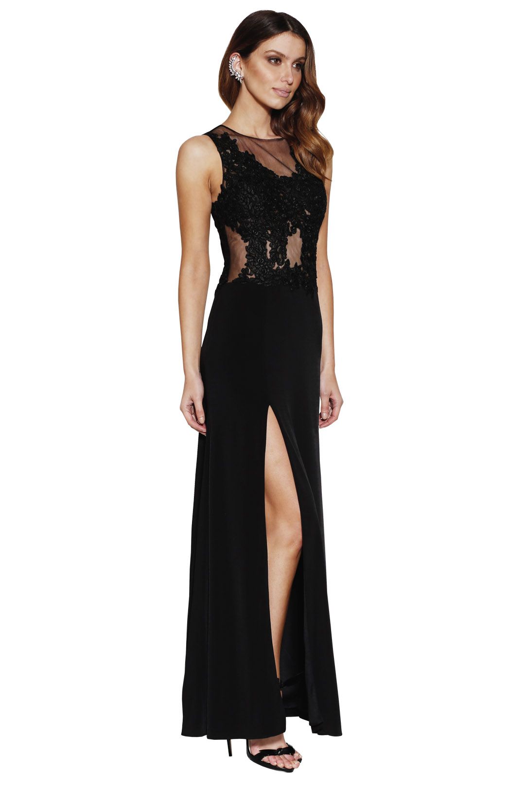 Grace and Hart - Starlet Gown Black - Side