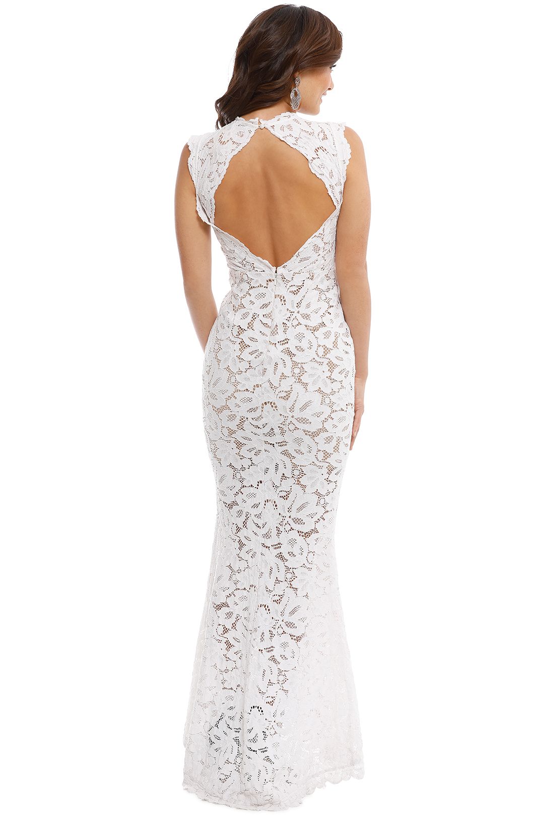 Grace and Hart - Valentine Gown - Ivory - Back