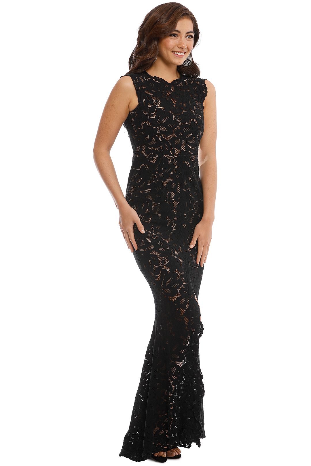 Grace and Hart - Valentine Gown - Black - Side