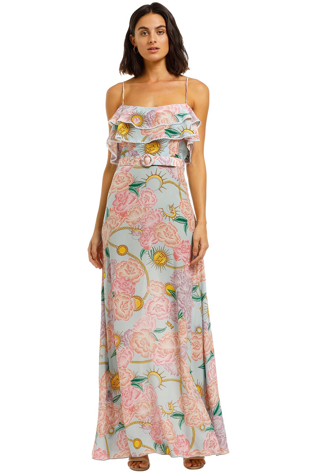 Hayley-Menzies-Maxi-Frill-Dress-Floral-Print-Front