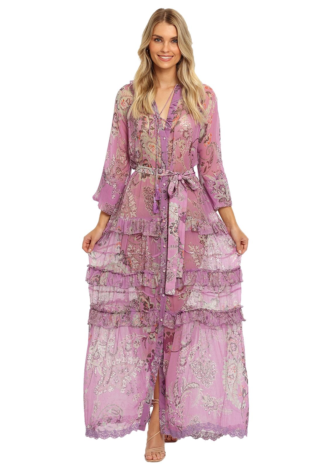 Image of Hemant & Nandita - Mavi Kaftan Dress