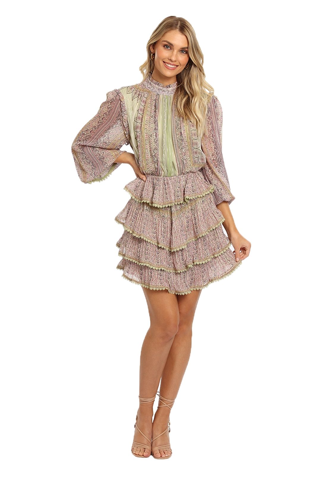 Image of Hemant & Nandita - Noor Frill Short Dress