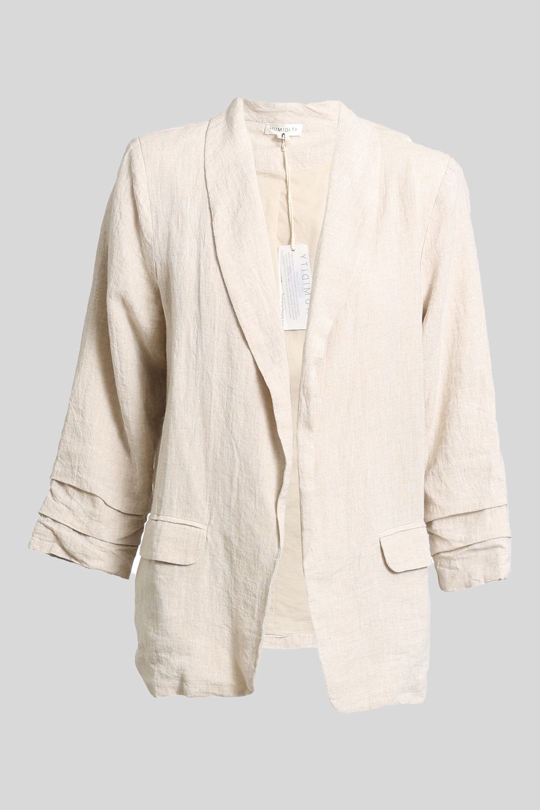 Buy Seville Beige Blazer Jacket | Humidity | GlamCorner