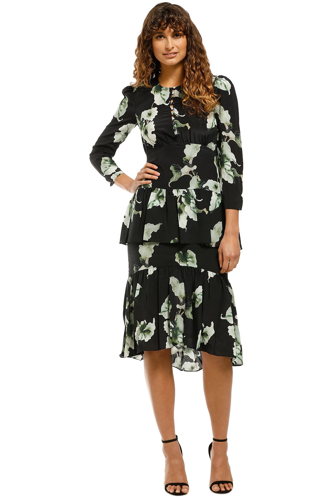 Amazon Dress - Leaf Print by Husk for 