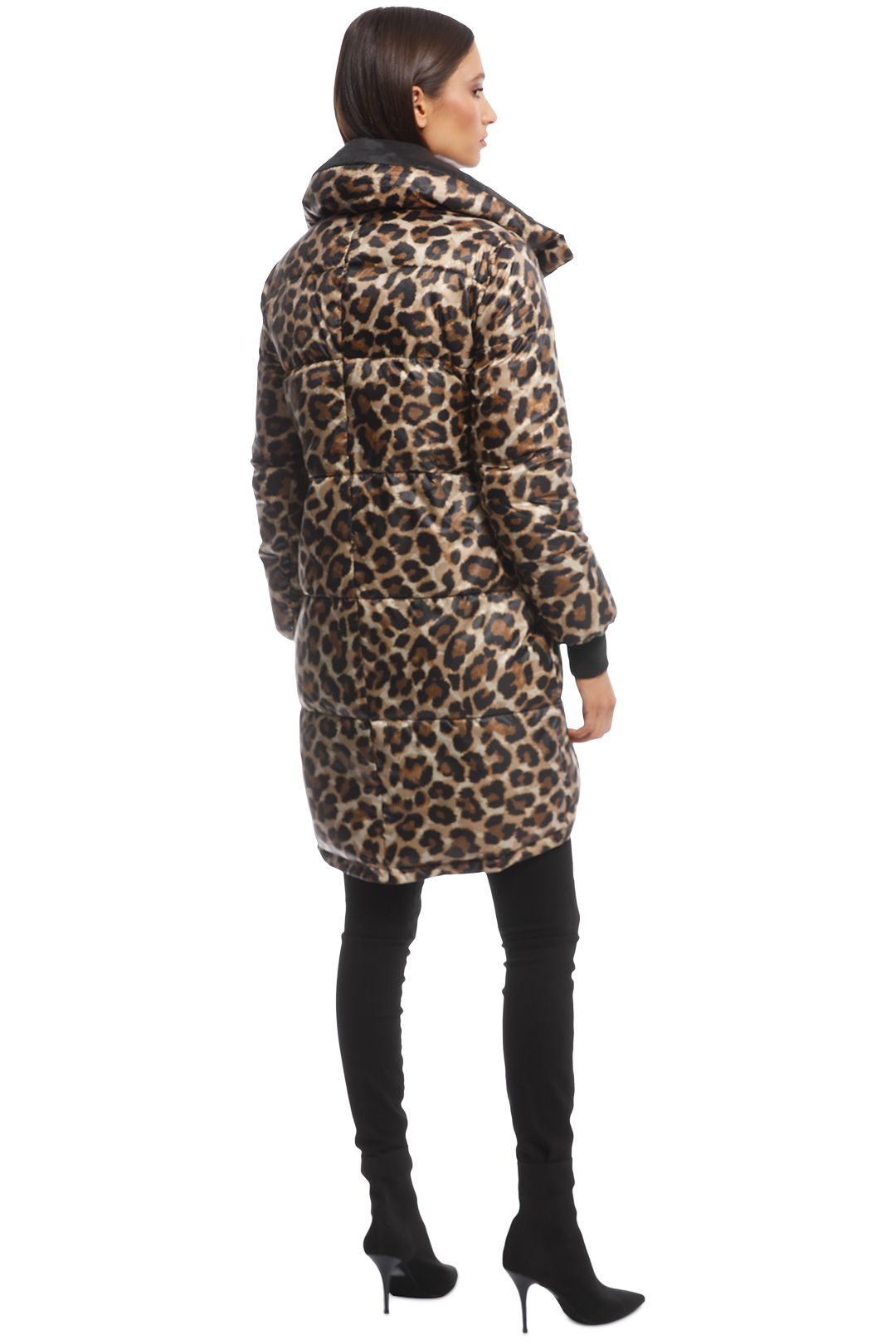 Husk - Rhapsody Puffer - Animal Print - Back
