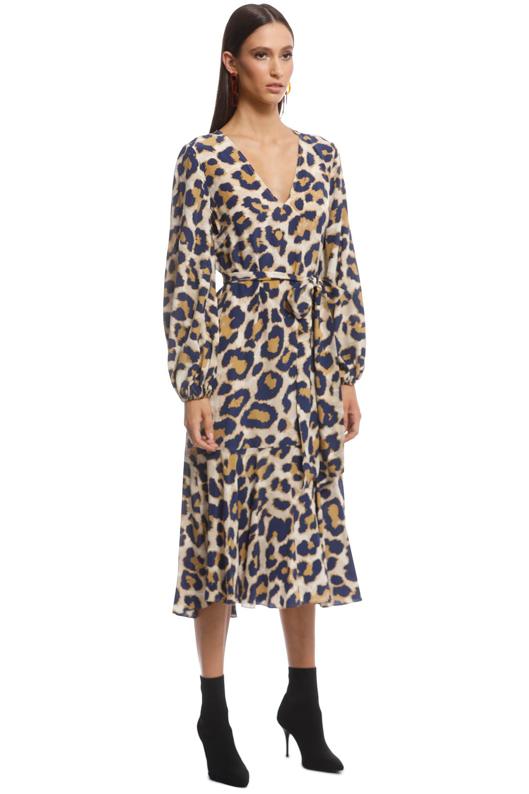 Husk - Talitha Dress - Leopard - Side
