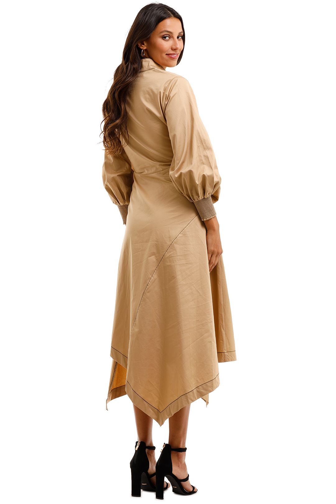 Husk Latin Dress Camel Brown Nude Dress