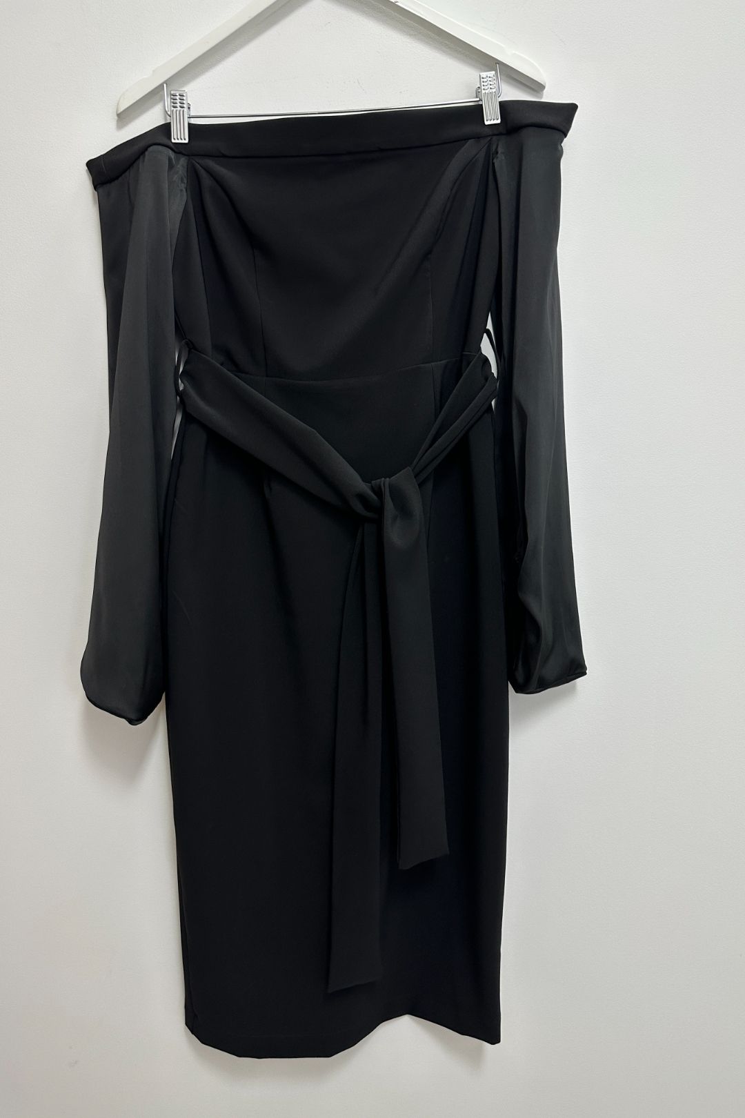I’m Yours Off Shoulder Dress in Black