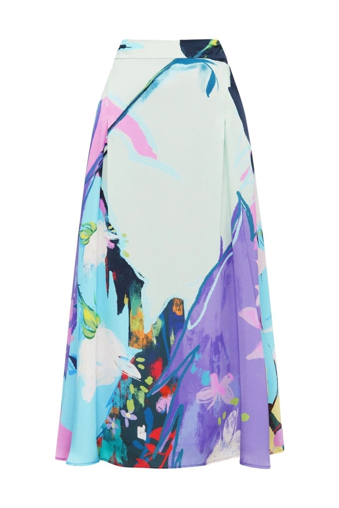 LEO LIN Illusory Silk Skirt