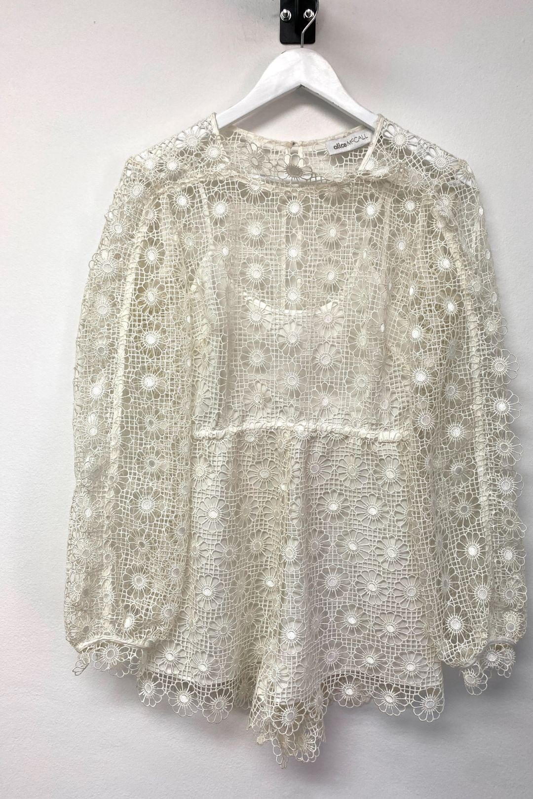 Alice McCall - Send My Love Lace Playsuit