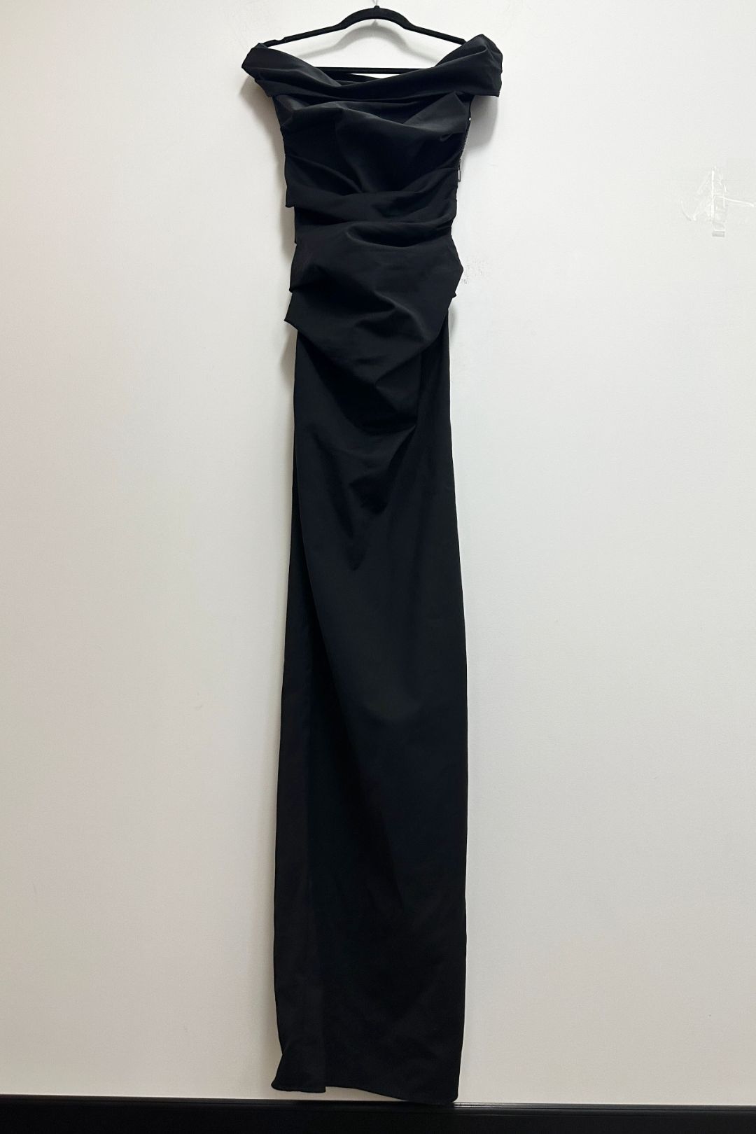 Assertion Long Gown in Black