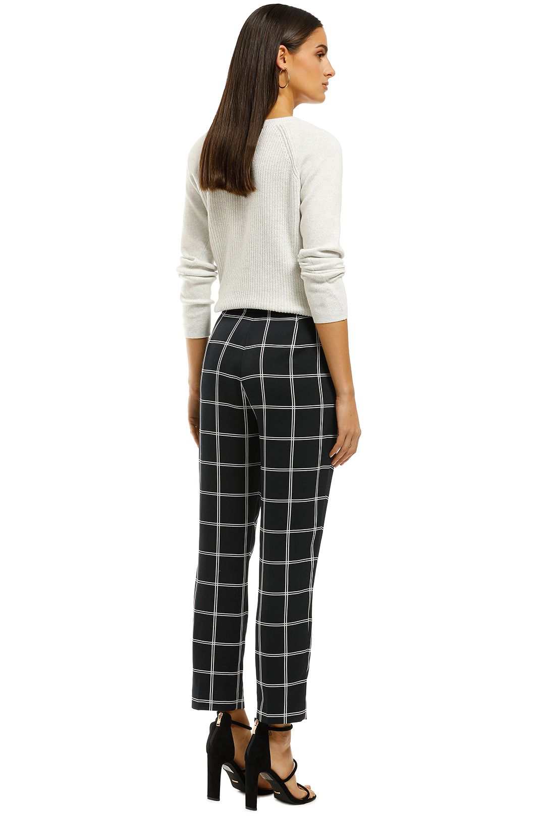 J.Crew - French Girl Slim Crop Pants - Navy - Back