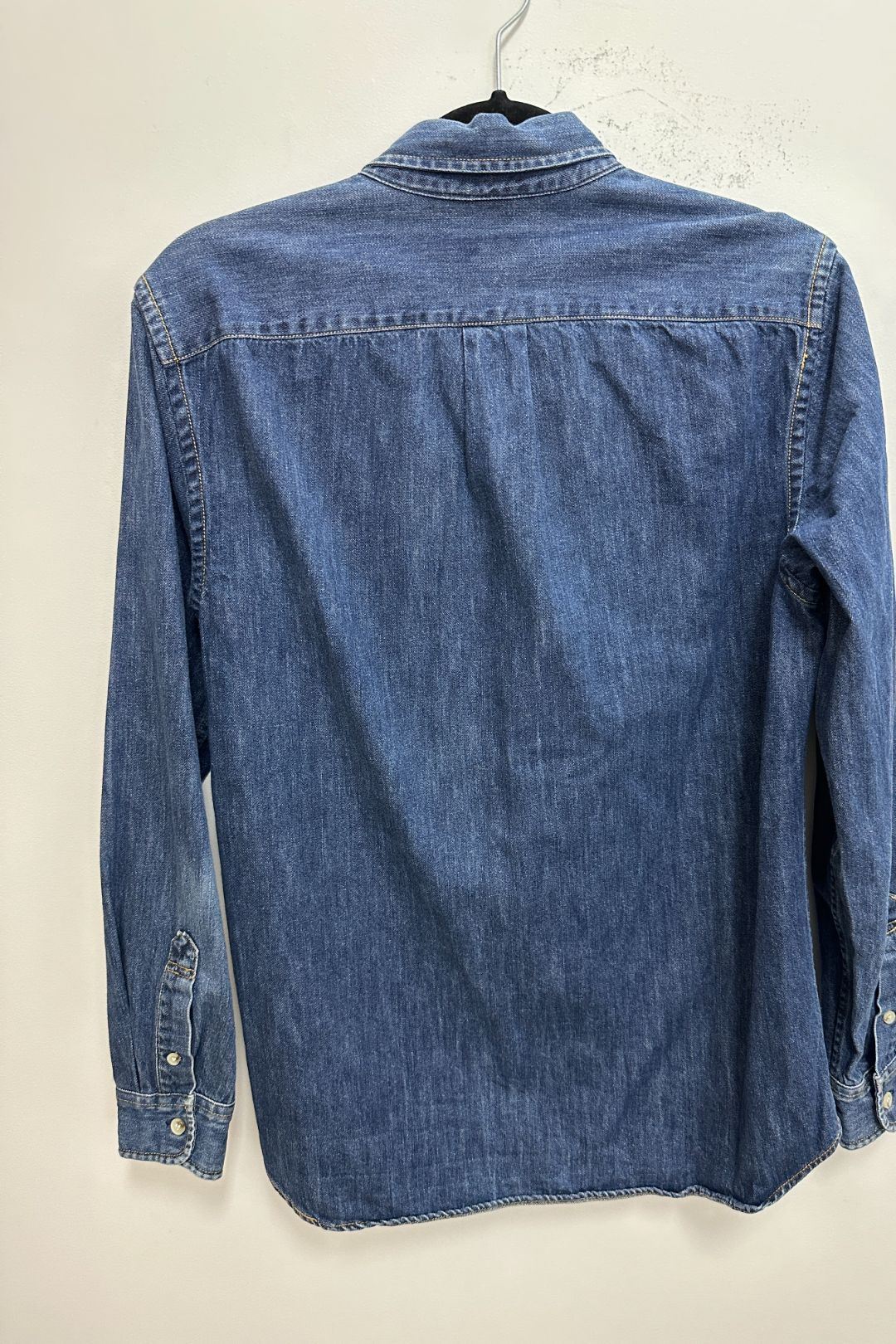J.Crew - Long Sleeve Denim Shirt in Blue Mid Wash