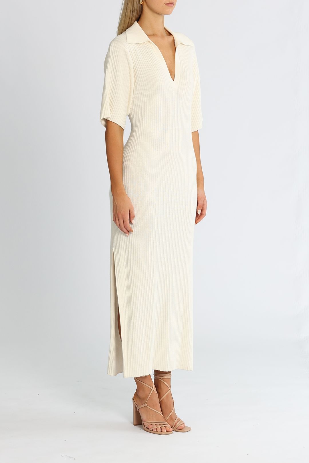 JAC + JACK Nixon Dress Natural Leg Split