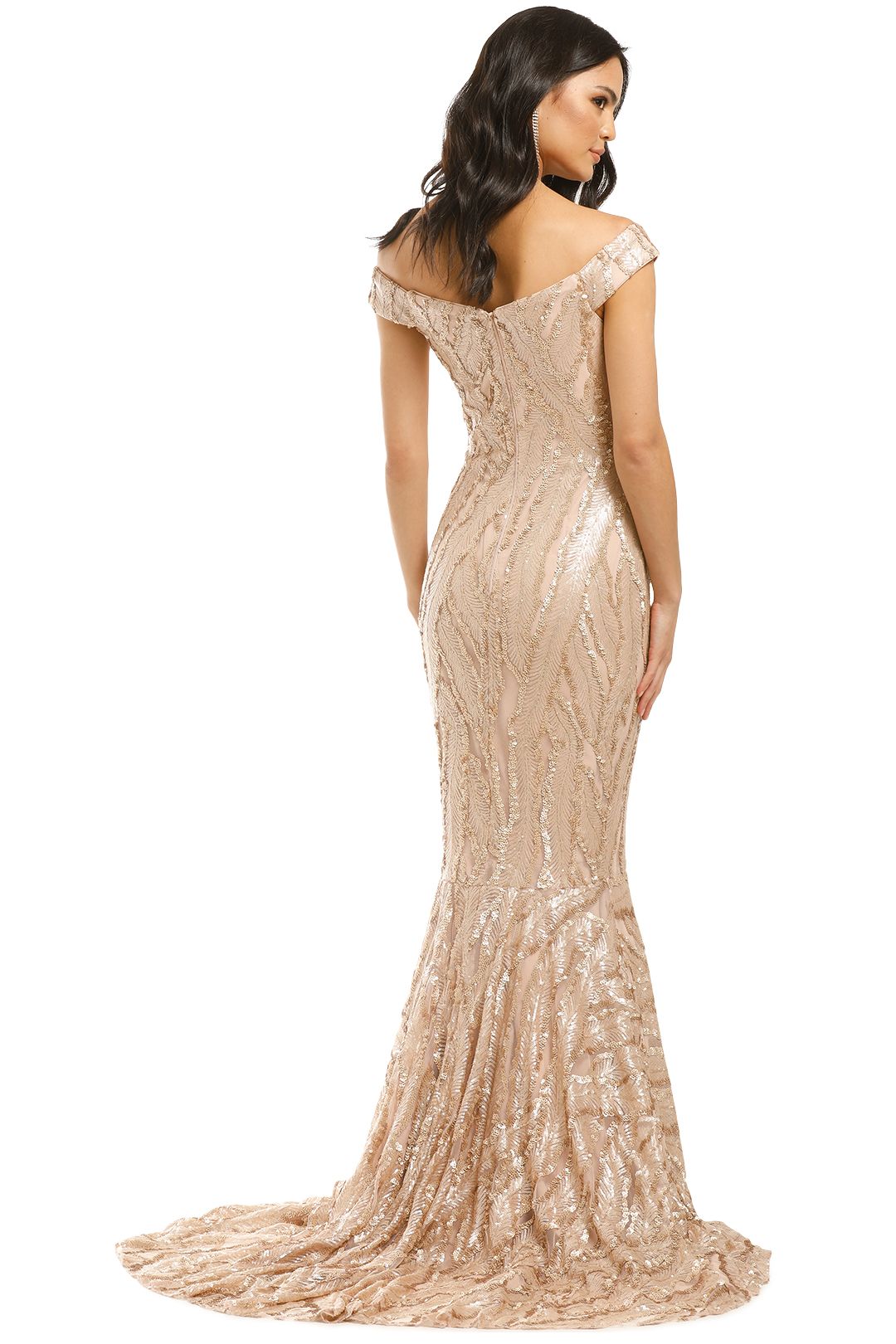 Jadore-Kayley-Gown-Champagne-Back