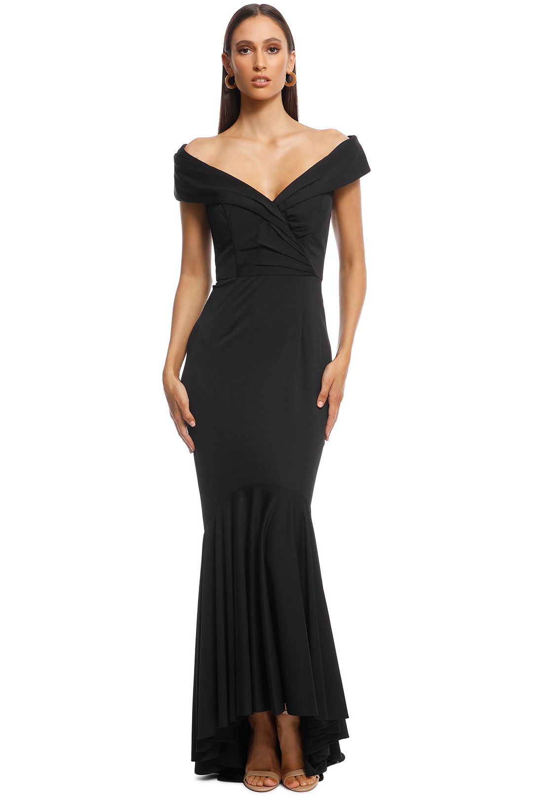 Elyse Gown in Black by Jadore for Rent | GlamCorner