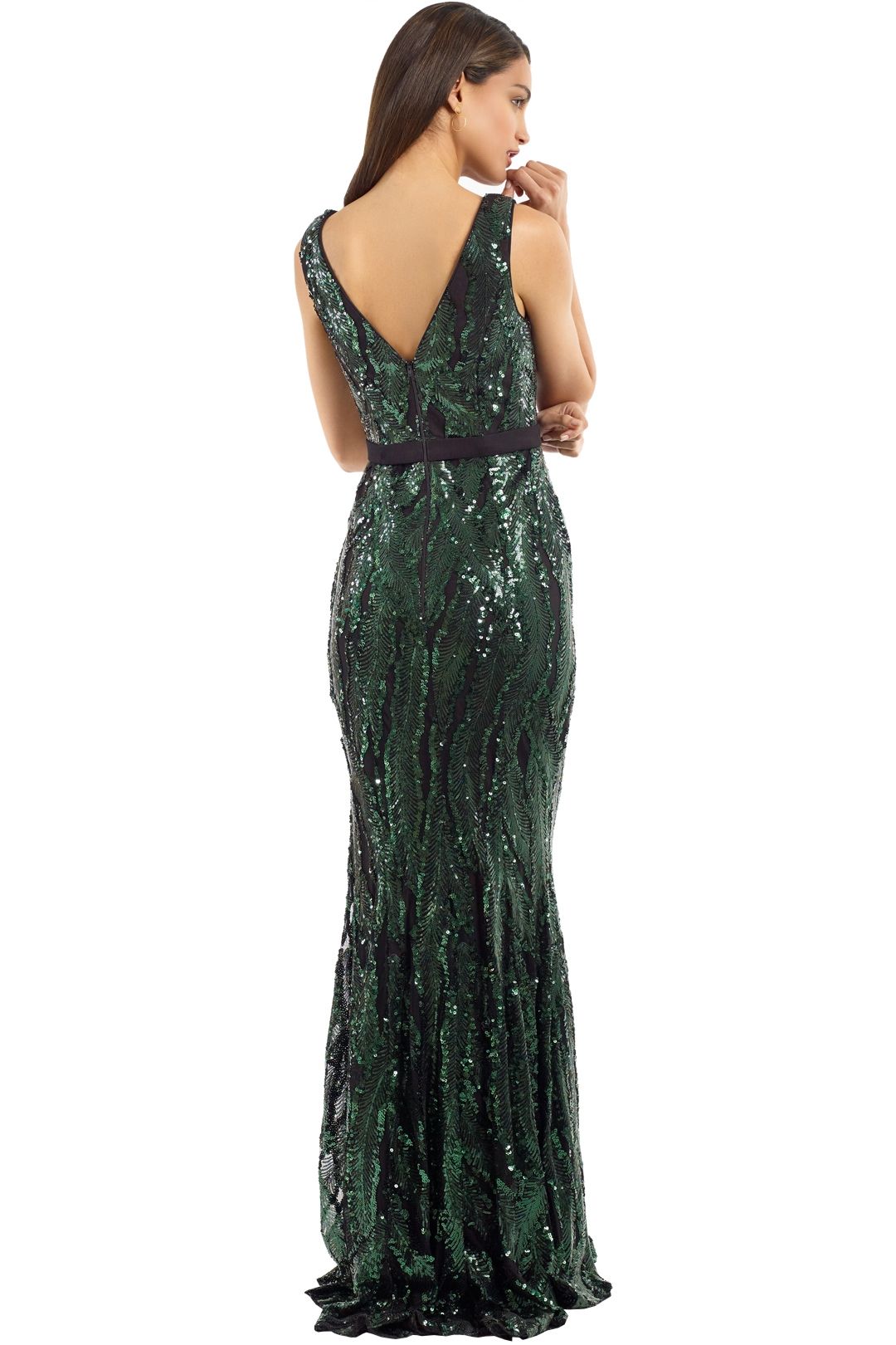 Jadore - J9027 - Aria Gown - Forest - Back