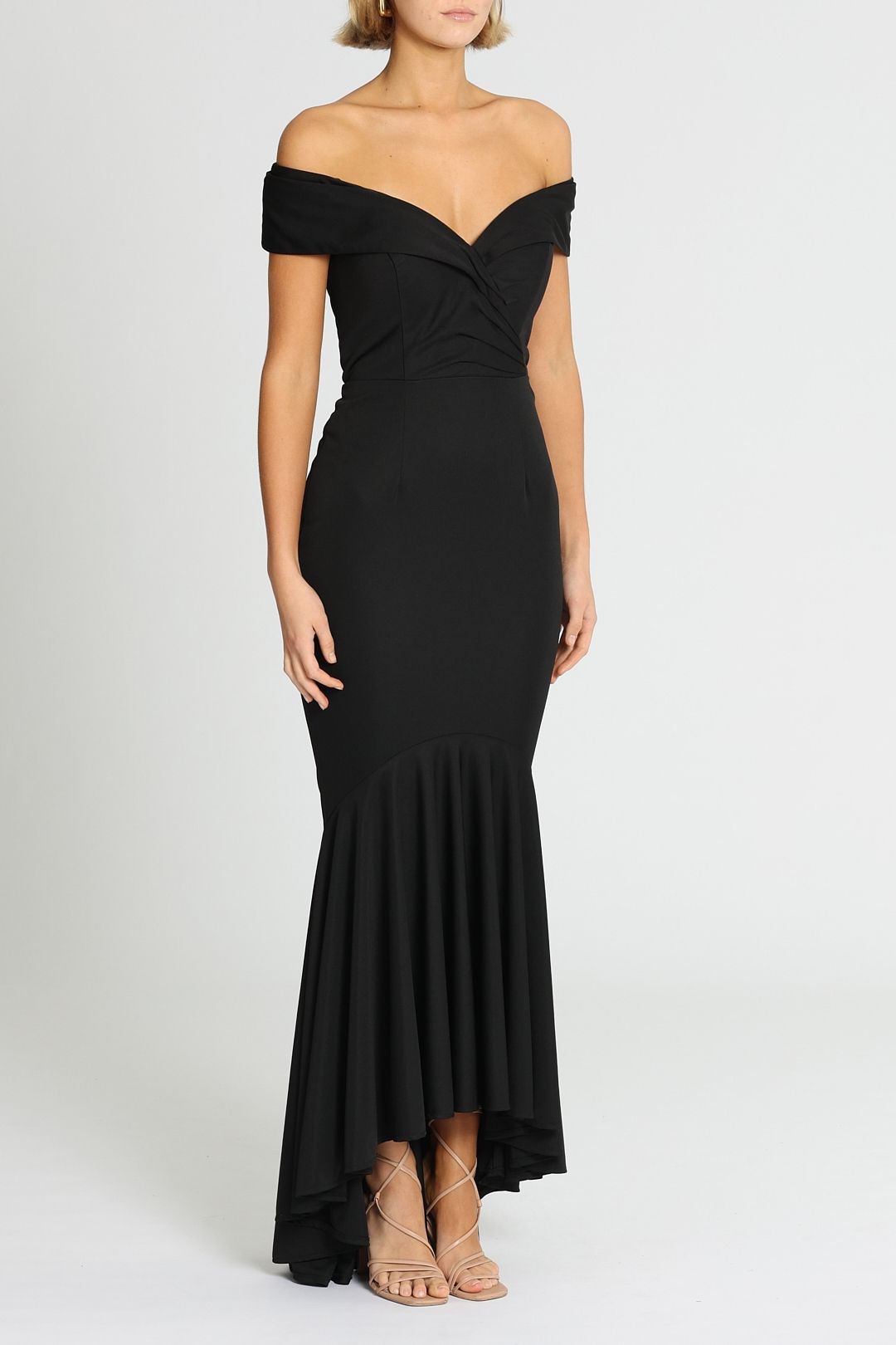 Elyse Gown in Black by Jadore for Rent | GlamCorner