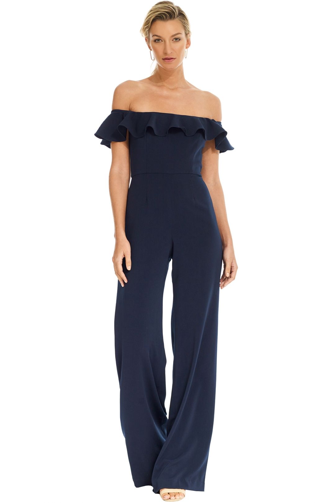 Jay Godfrey - Burr Jumpsuit - Navy - Front