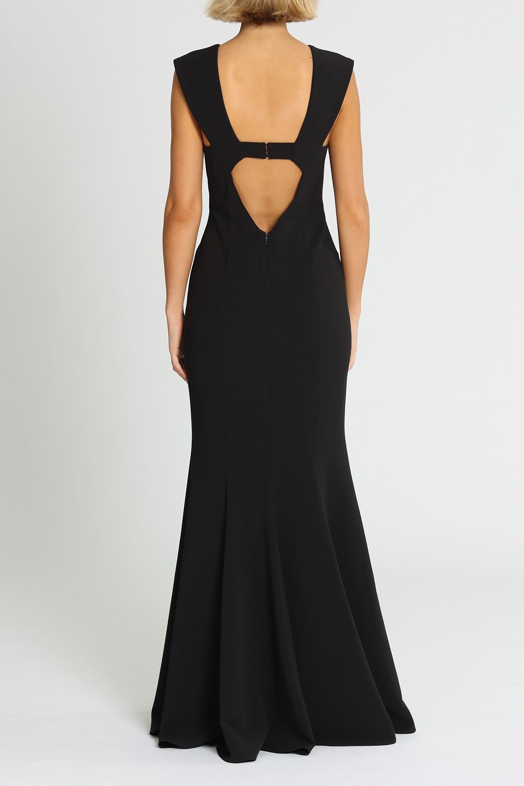Jay Godfrey Victoria Light Gown Black Cutout
