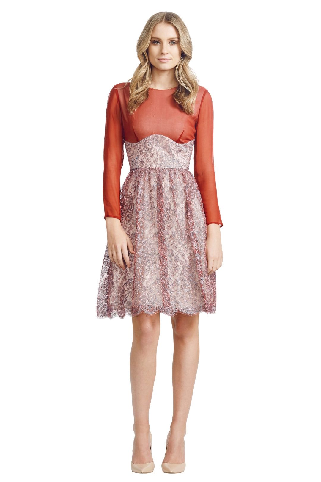 Jayson Brunsdon - Camille Dress - Red - Front