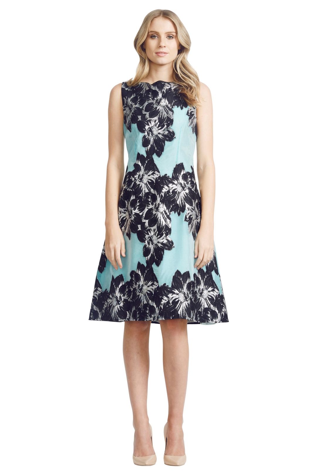 Jayson Brunsdon - Trapeze Dress - Green - Front