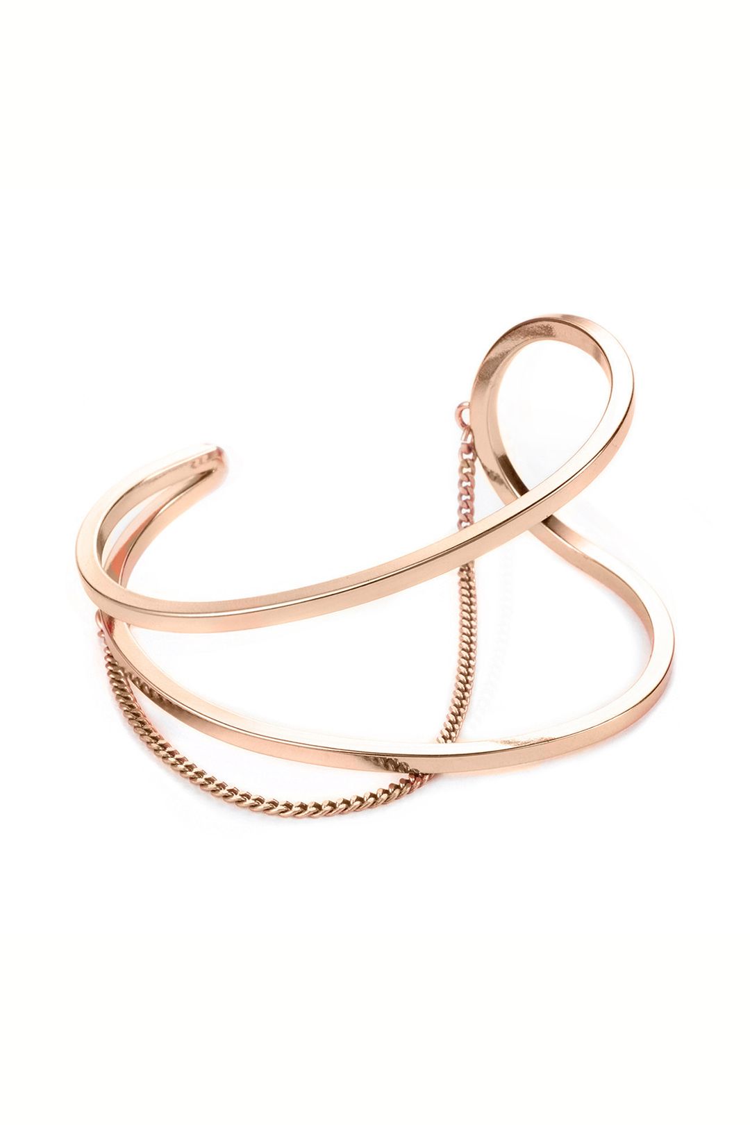 Jenny Bird - River Cuff - Rose Gold - Front