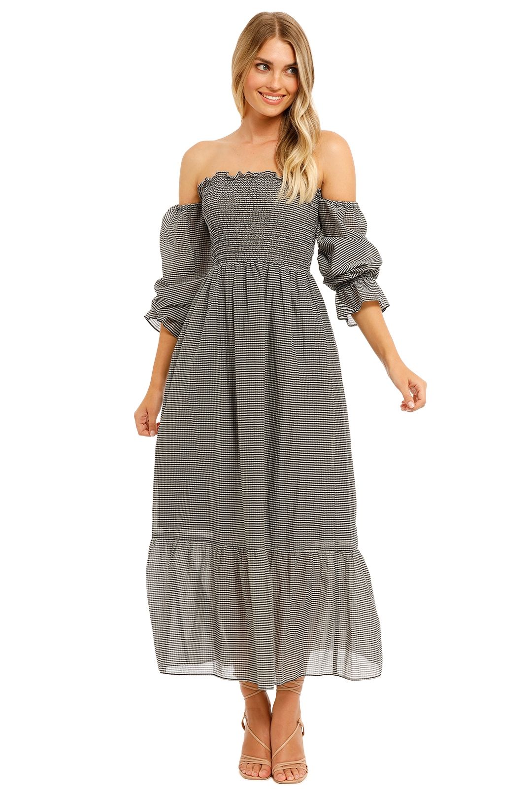 Jillian Boustred Esther Dress Gingham Fit and Flare