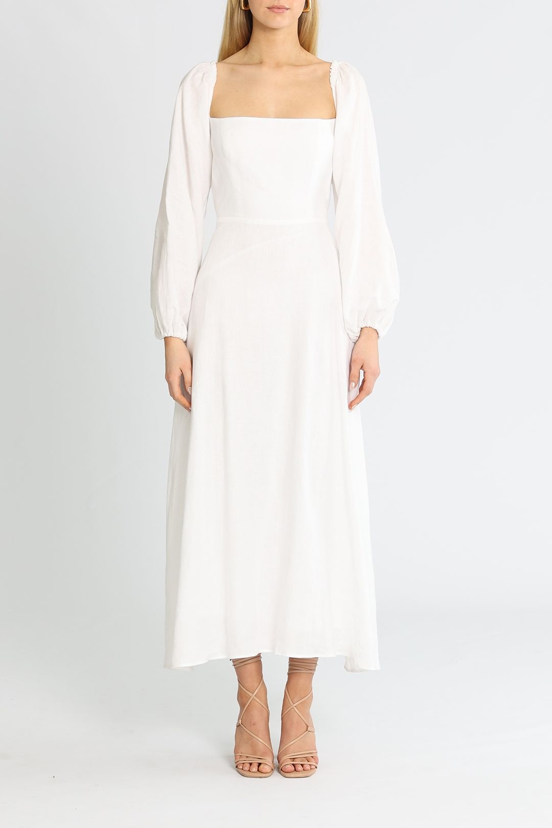 Jillian Boustred Frankie Maxi Dress White