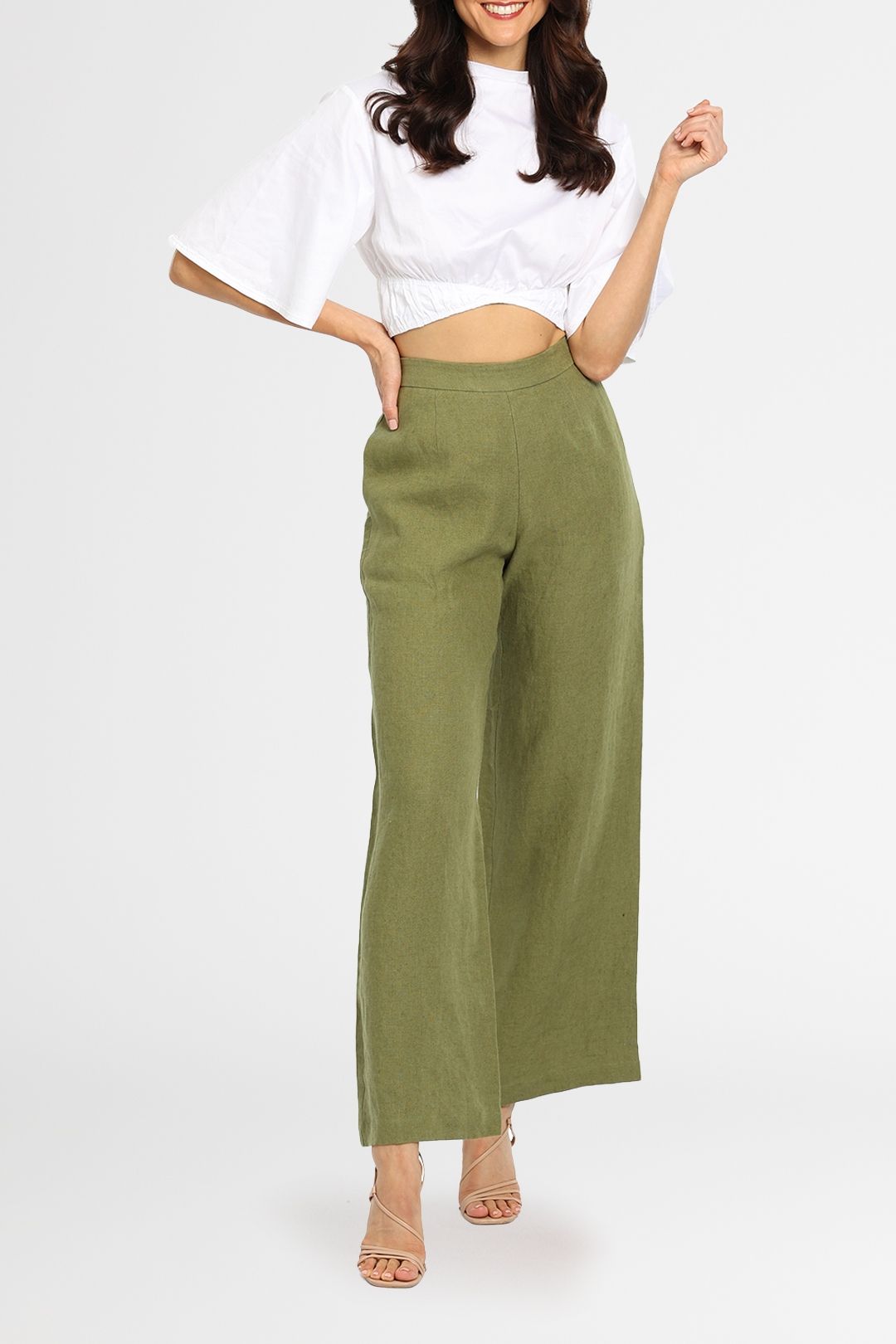 Jillian Boustred Oasis Trouser Khaki