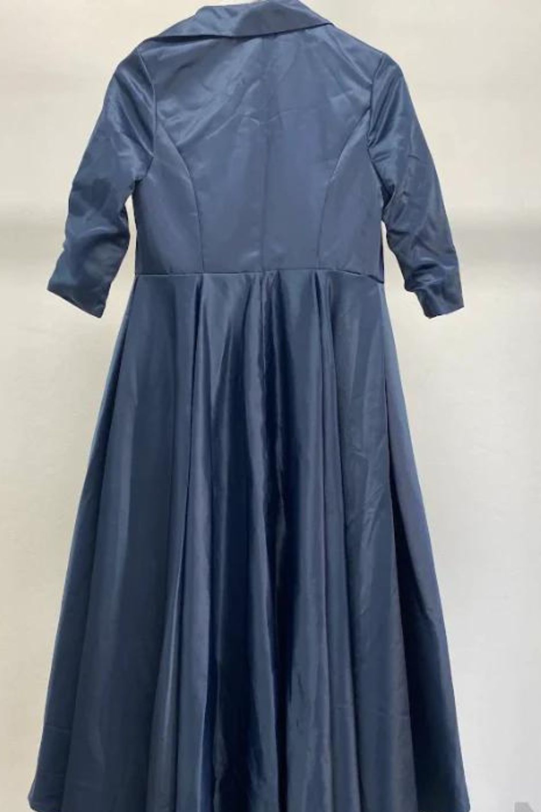 JJ's House - A Line V Neck Asymmetrical Satin Dress
