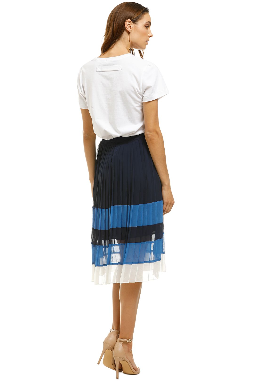 Joie-Alpons-Pleated-Color-Block-Chiffon-Skirt-Blue-Back