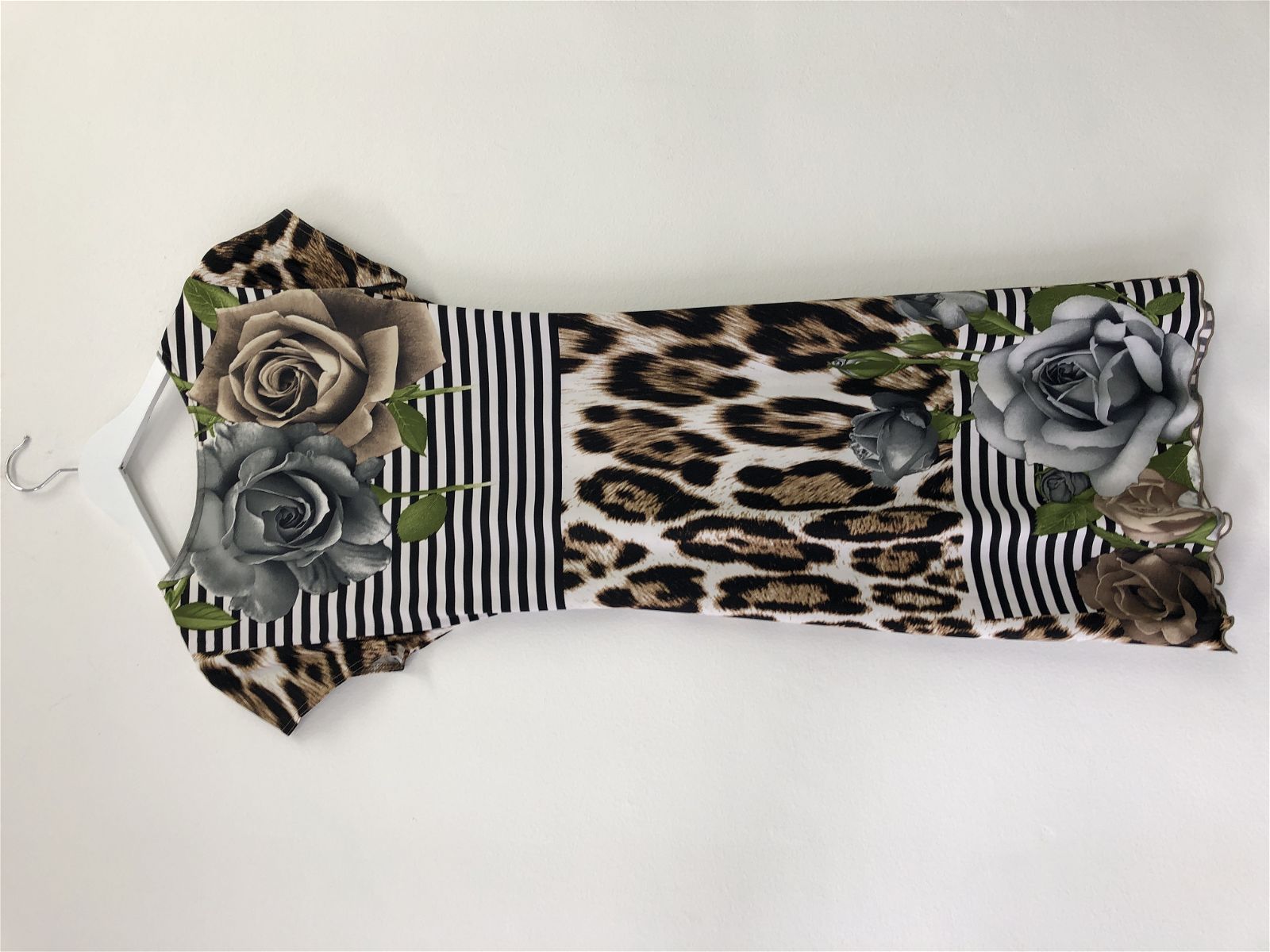 Joseph Ribkoff - V Neck Animal Print Dress