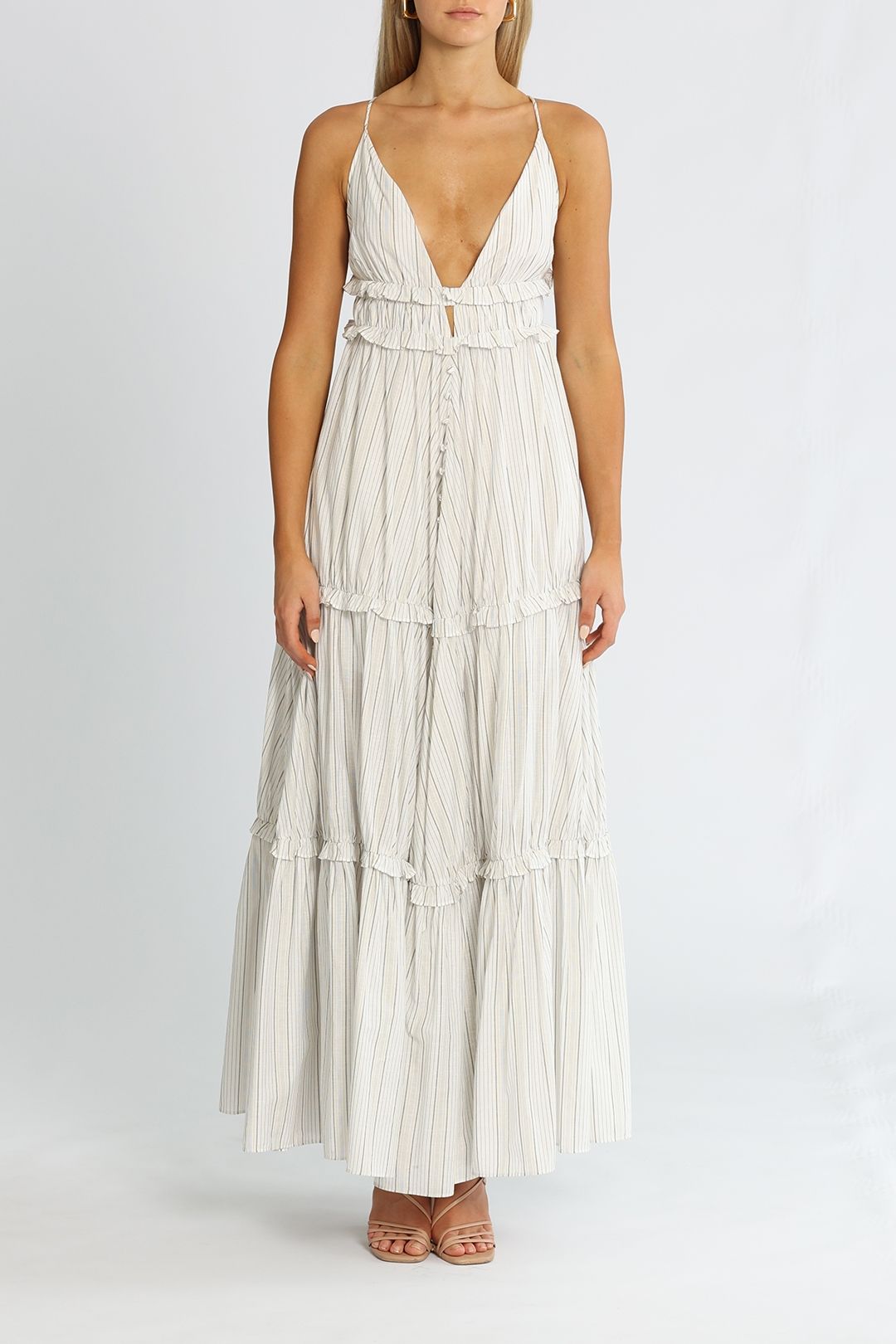 Joslin Liana Silk Cotton Maxi Dress
