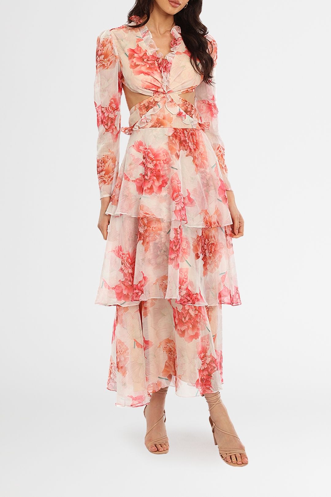 Hire Rosa Maxi Dress | Justin Tong 
