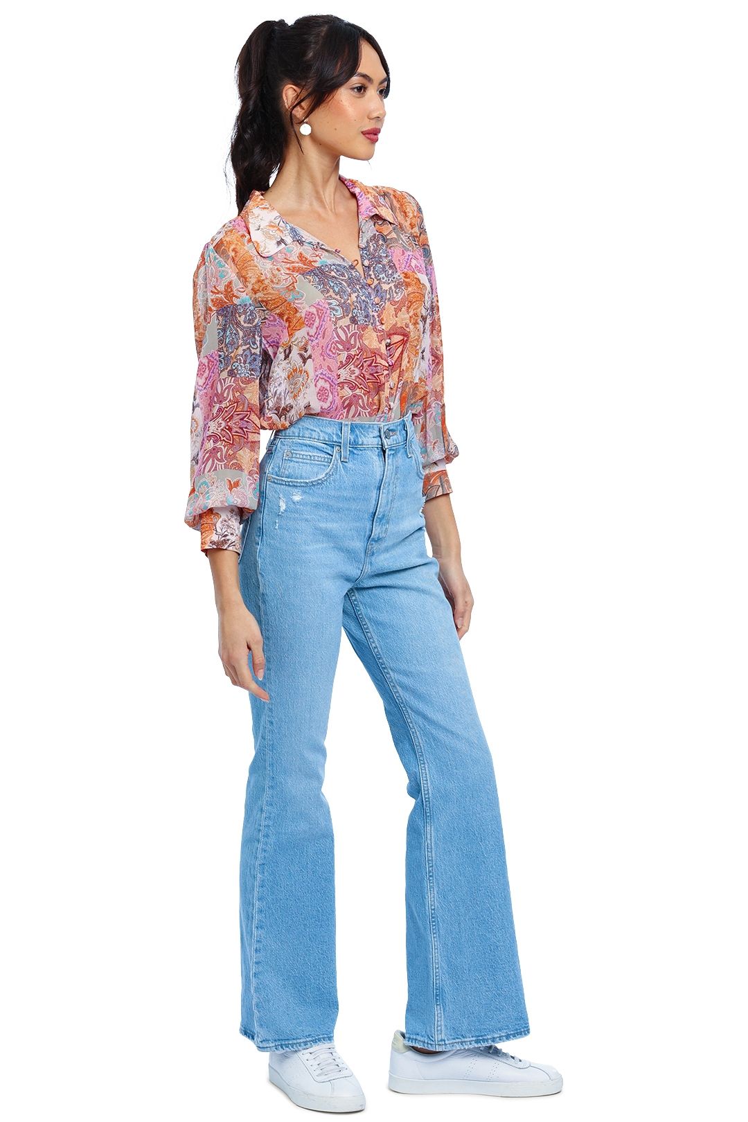Kachel Avery Shirt floral print