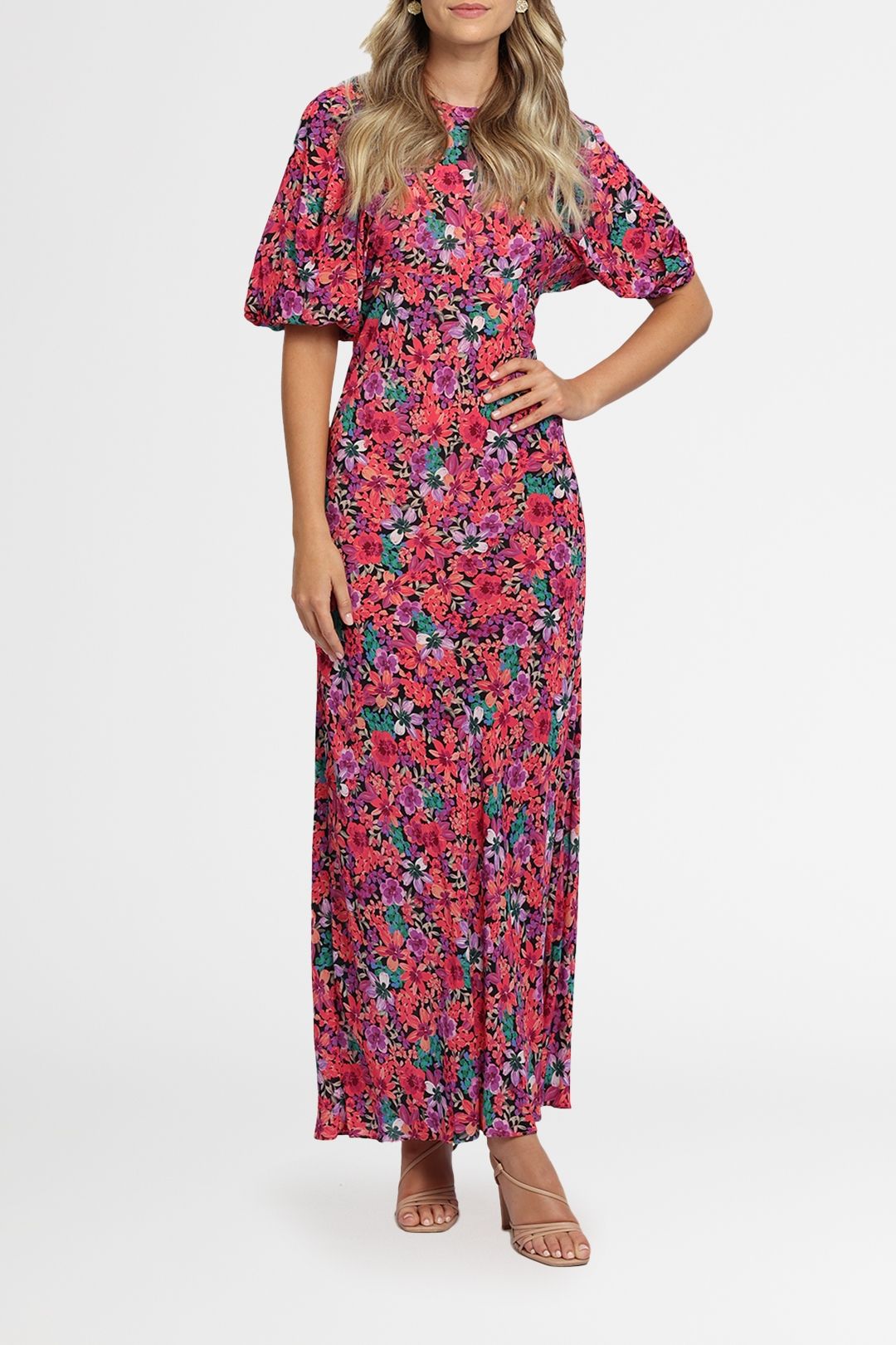 Kachel Colina Dress pink maxi