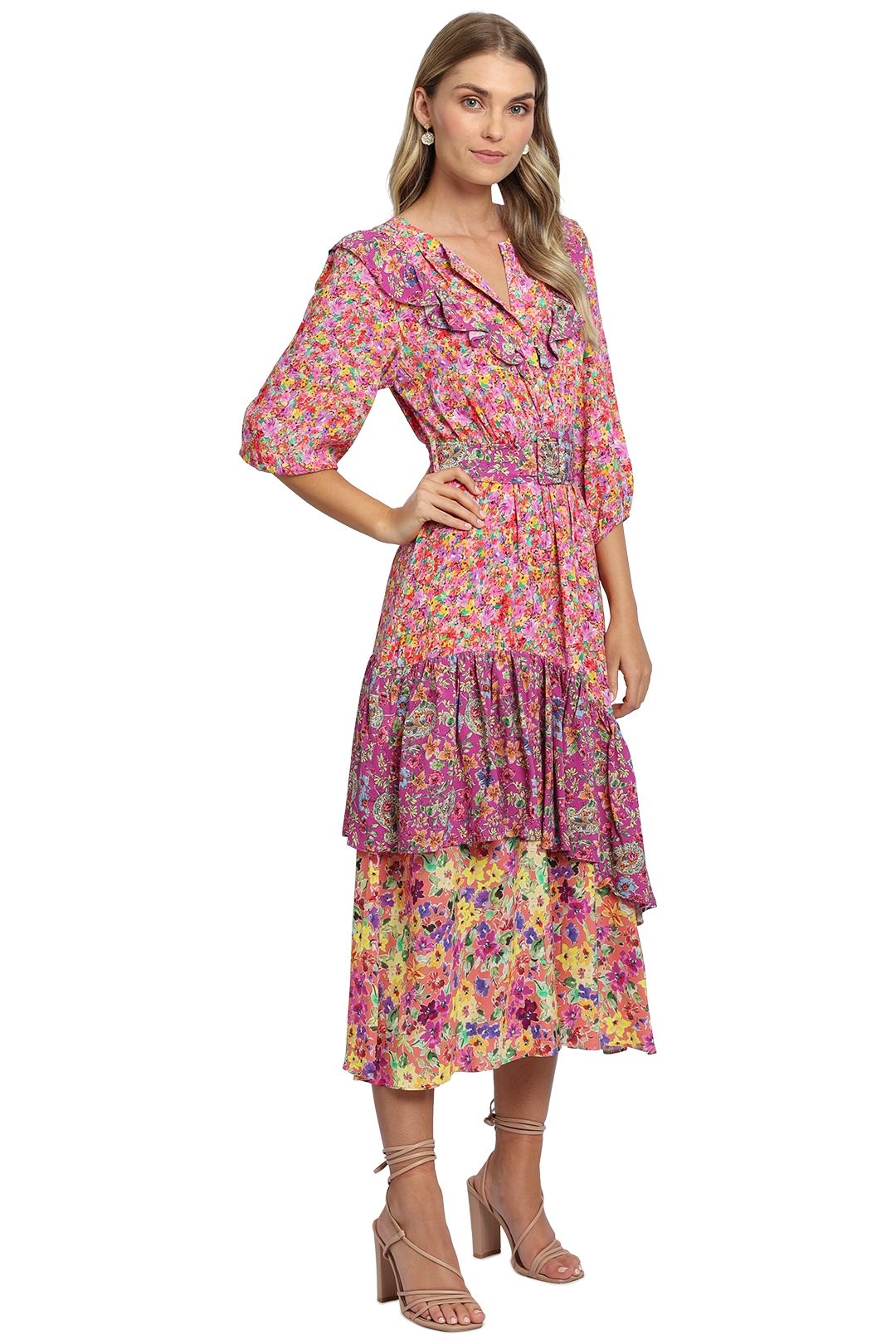 Kachel Rani Dress Colour Block