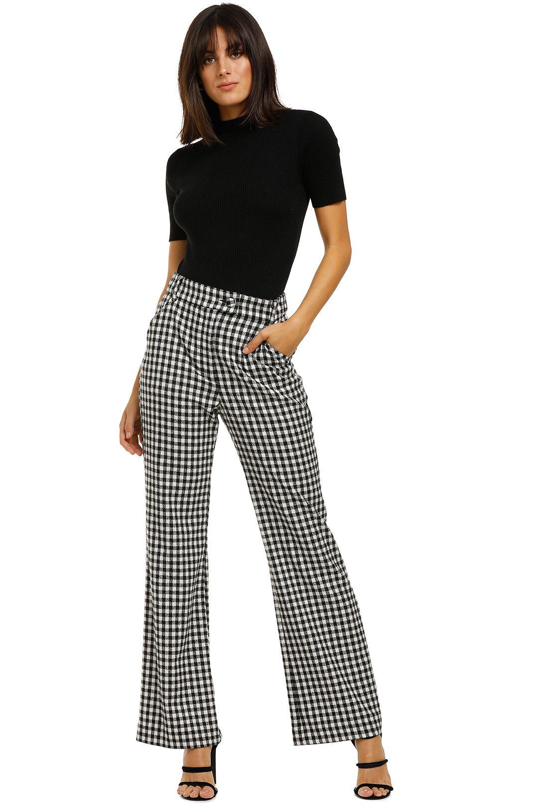 Kate-Sylvester-Josephina-Trousers-Gingham-Front