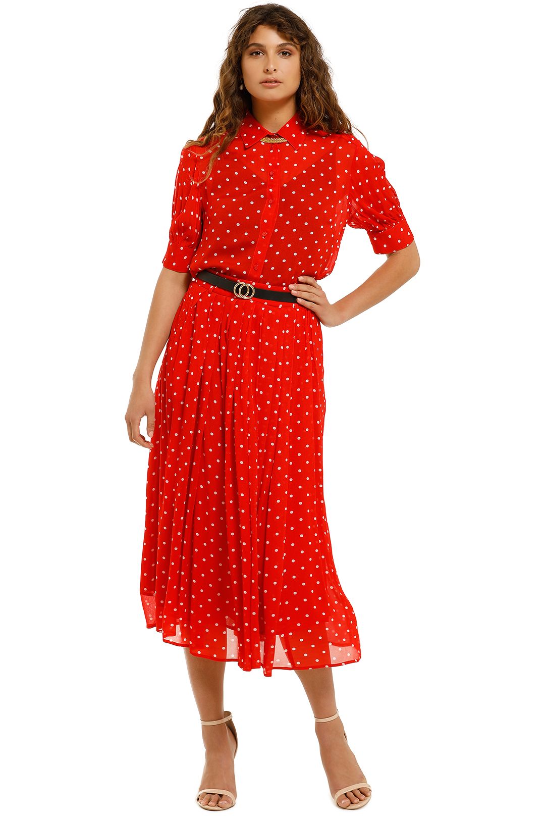 Kate-Sylvester-Meg-Shirt-Red-Front