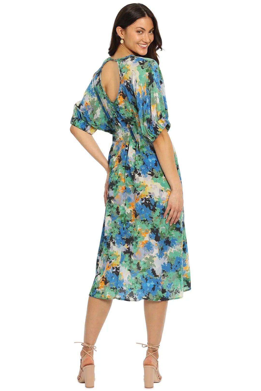 Kate Sylvester Aurora Dress Water Lillies