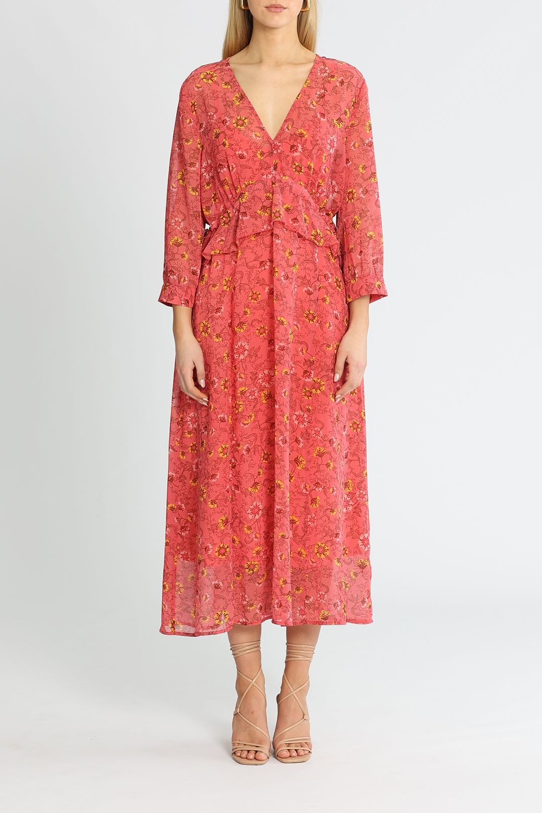 Kate Sylvester Desert Blooms Dress Midi