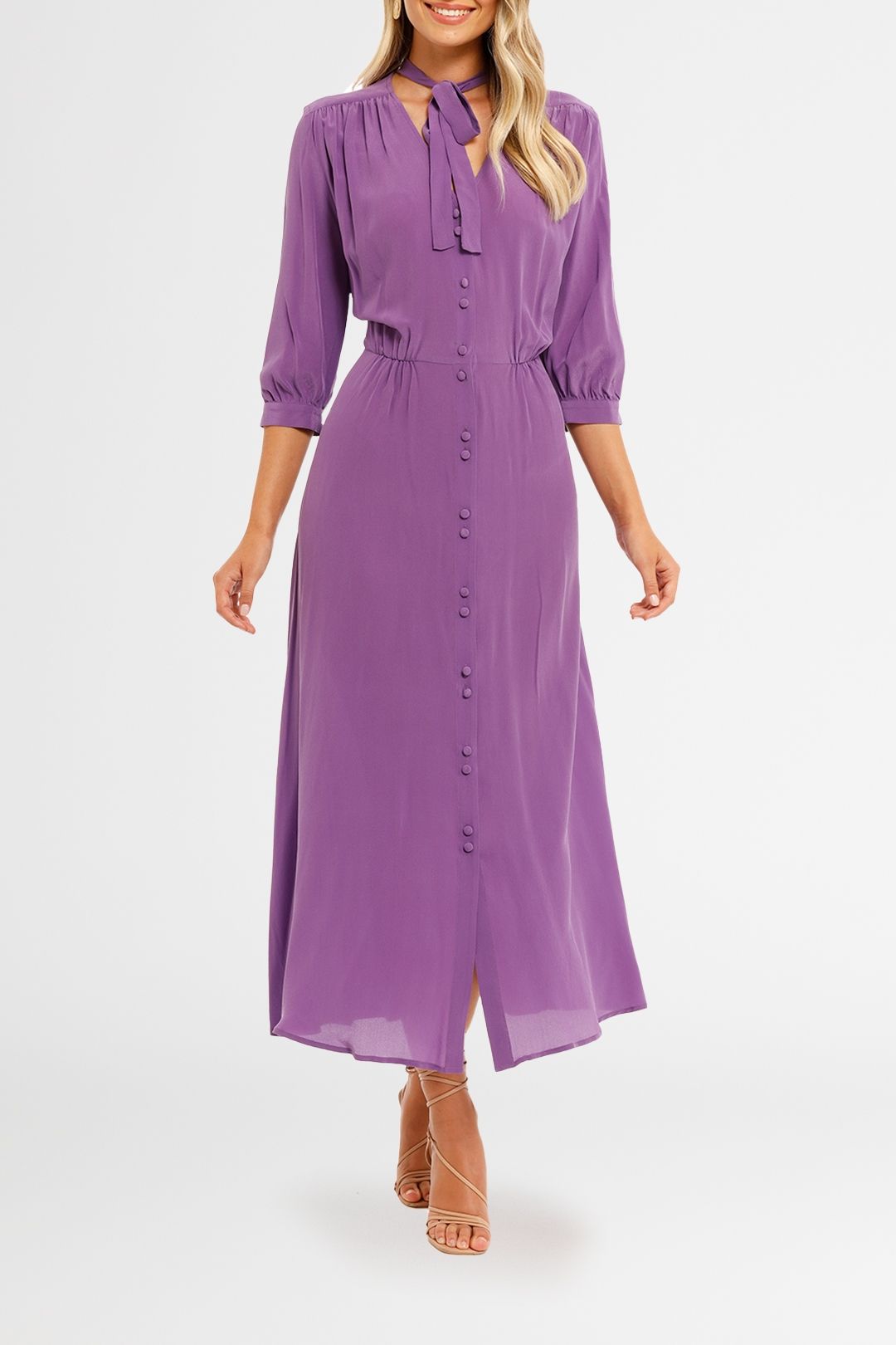 Kate Sylvester Margot Dress Purple midi