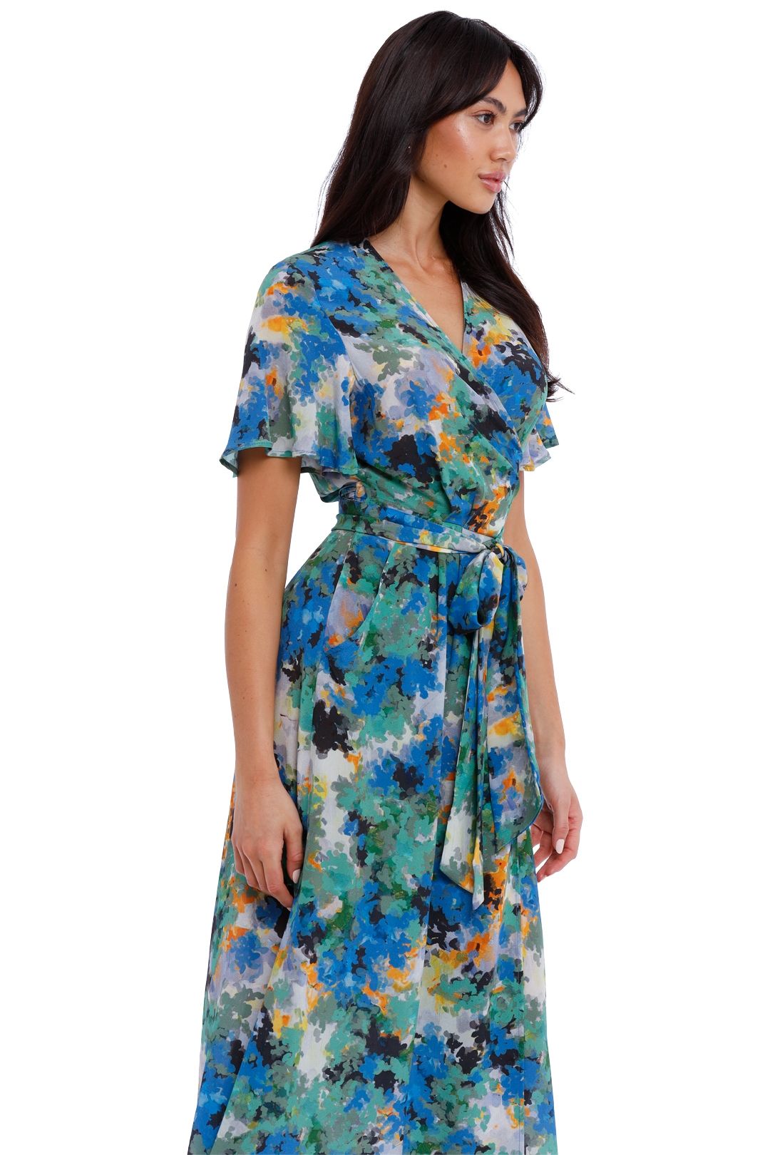 Kate Sylvester Meg Dress in Water Lilies