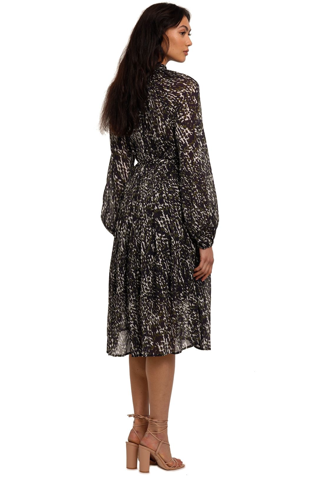 Kate Sylvester Shirley Printed Dress long sleeve