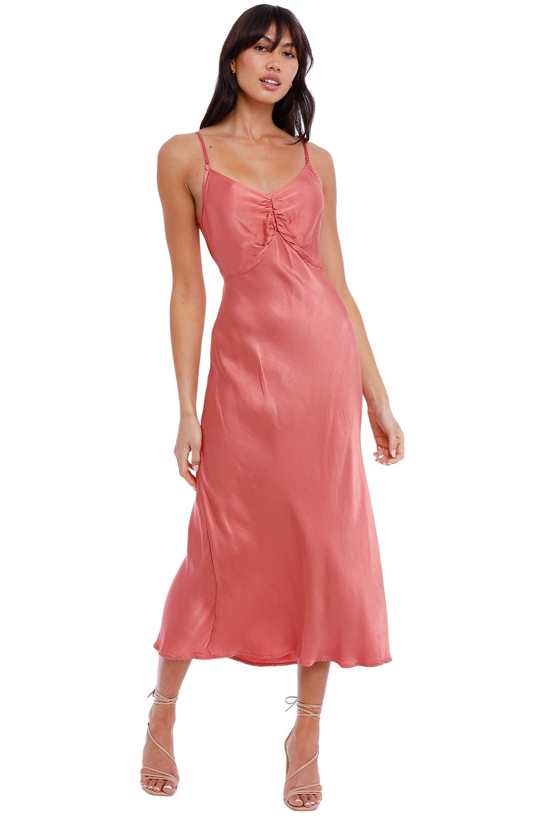 Kate Sylvester Zara Sleeveless Slip Dress pink